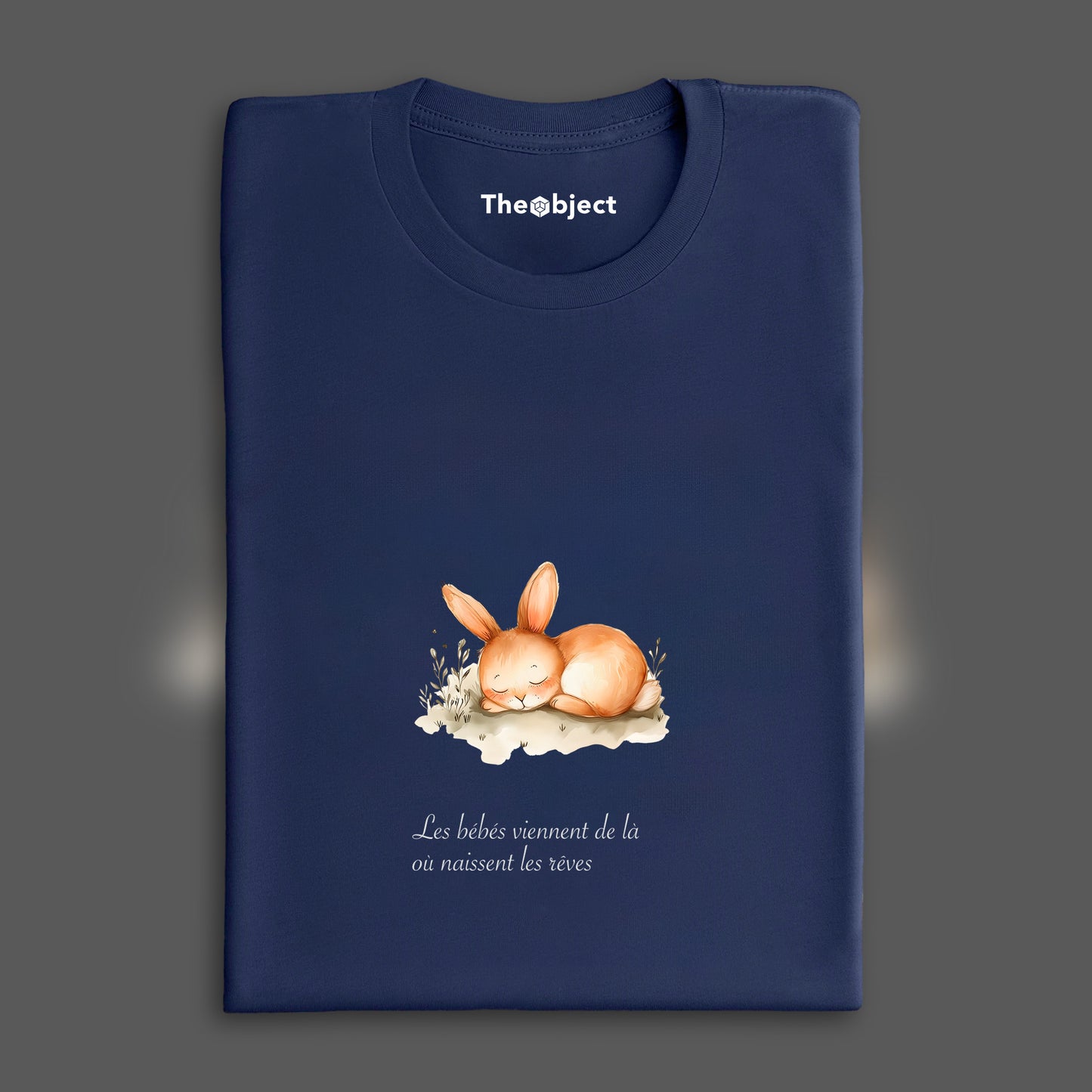 T-Shirt - Les bébés viennent de là où naissent les rêves, cadeau de naissance