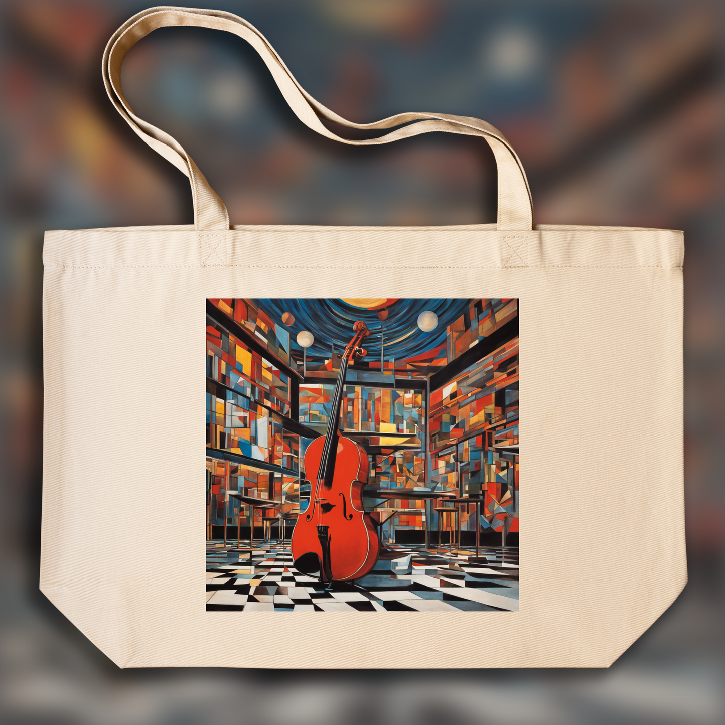 Tote bag - Post-modernism, Music notes - 2250751915