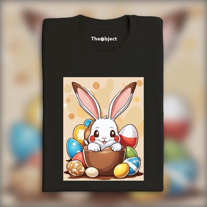 T-Shirt - Pokémon , lapin avec oeuf en chocolat - 3142772989