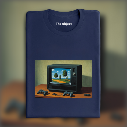 T-Shirt - Belgian surrealism, Video game console - 2416393131