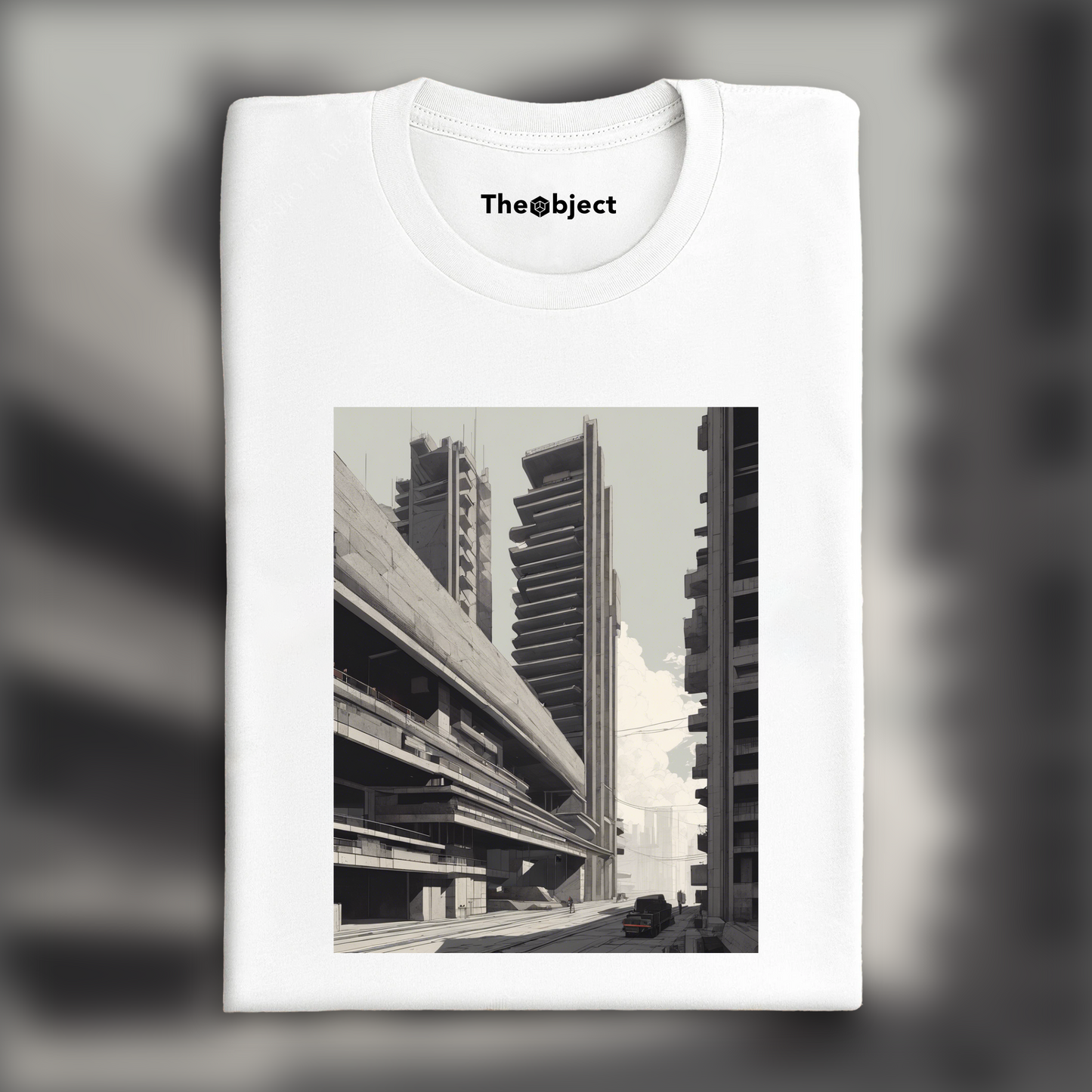 T-Shirt - Lo-fi, Brutalist architecture, city - 2699448569