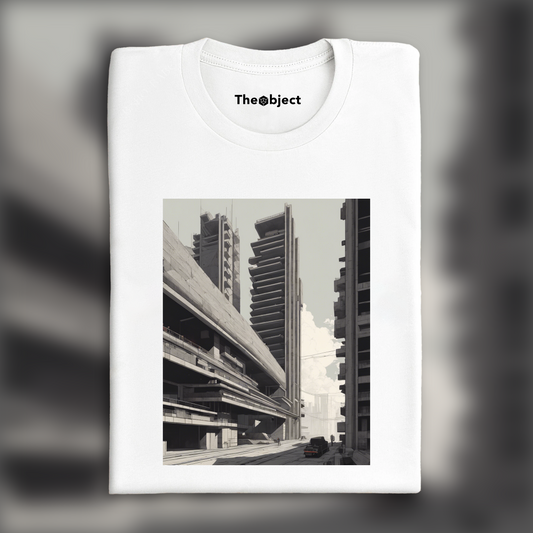 T-Shirt - Lo-fi, Brutalist architecture, city - 2699448569