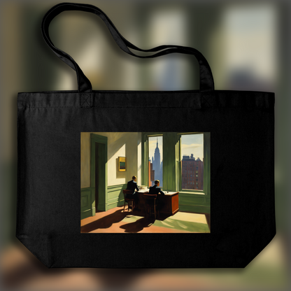 Tote bag - 20th century realistic American painting, New York city - 2386943272