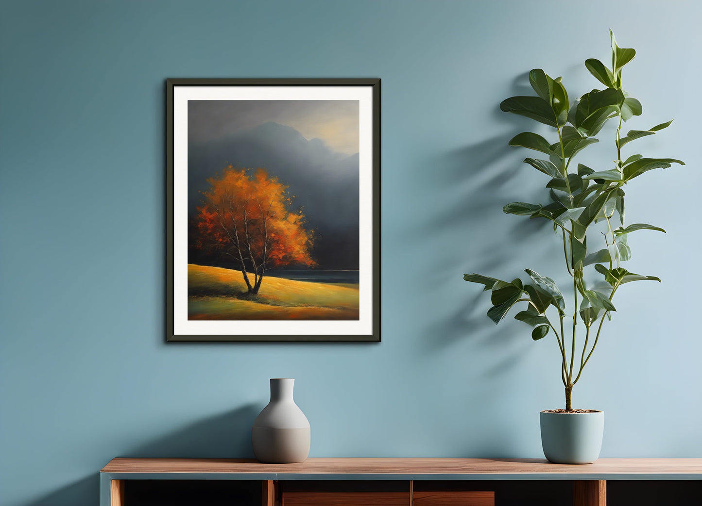 Poster with metal frame: , Landscape