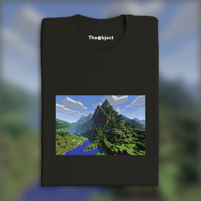 T-Shirt - Minecraft, mountain - 3688758426