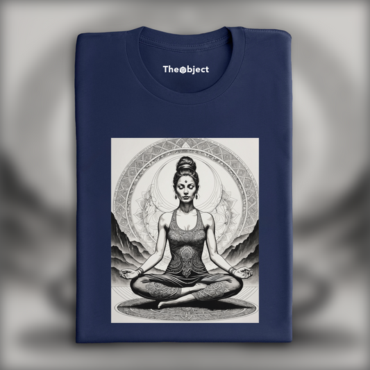 T-Shirt - Line Art, Yoga - 329815317