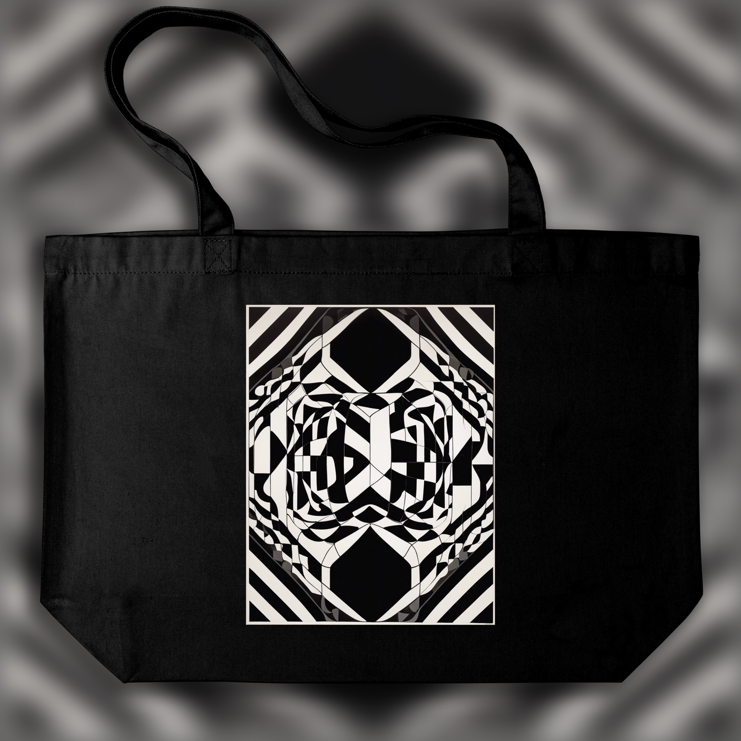 Tote bag - Art optique du XXème siècle, Ordinateur - 737443816