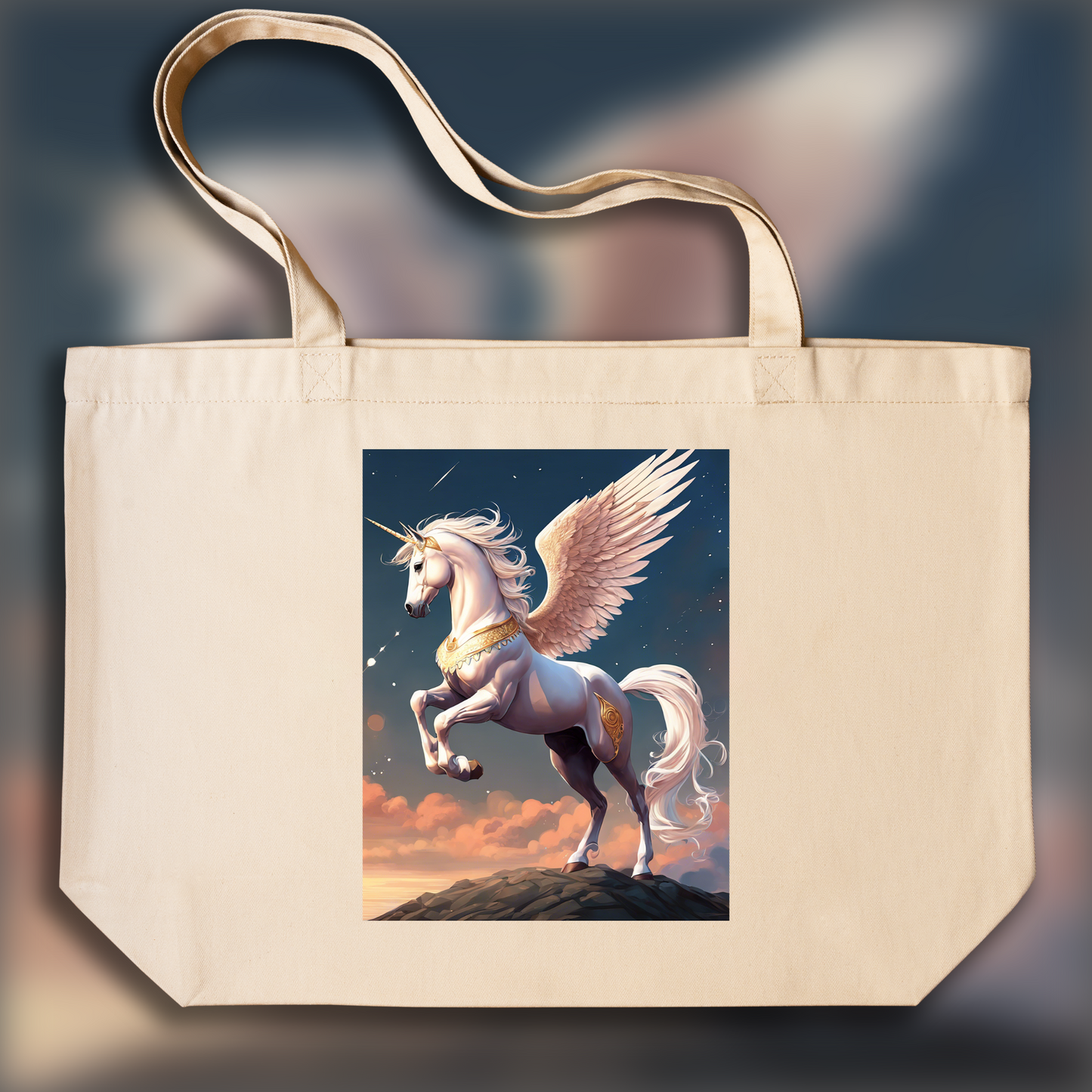 Tote bag - Lo-fi, Unicorn - 1120851883