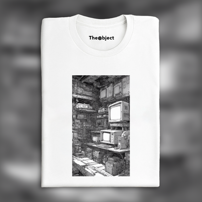 T-Shirt - Manga cyberpunk noir contemporain, Console de jeu vidéo - 2339593688