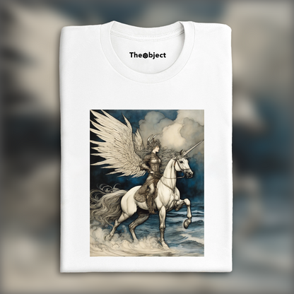 T-Shirt - Illustration enchantée avec thèmes fantastiques, Licorne - 844284776