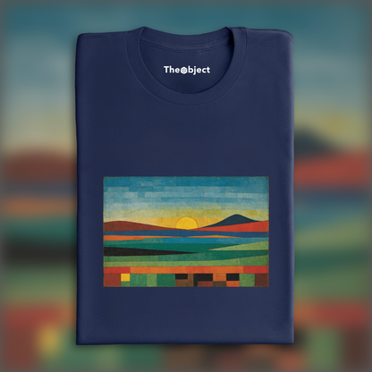 T-Shirt - Compositions abstraites aux formes fantaisistes, Paysage zen - 2998195337