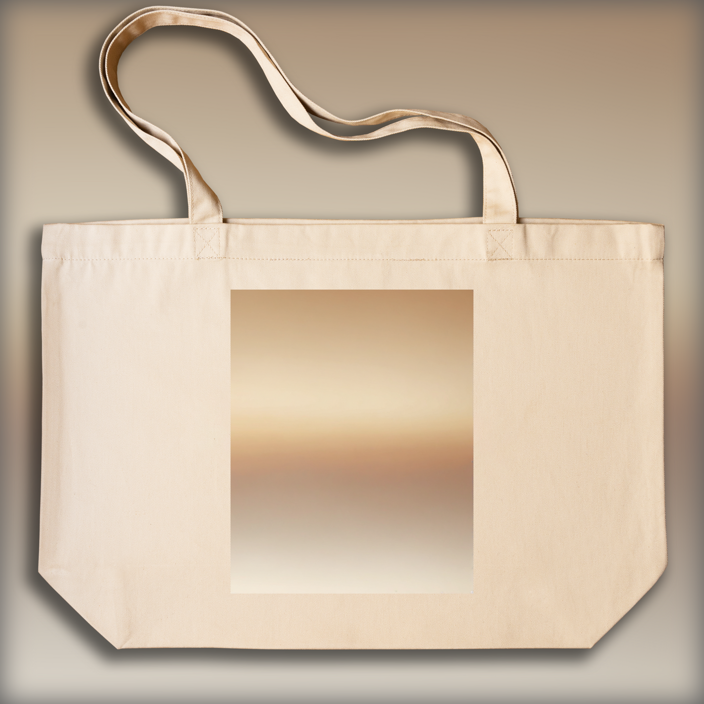 Tote bag - Soothing Abstract Gradients, beige sky - 2887269911