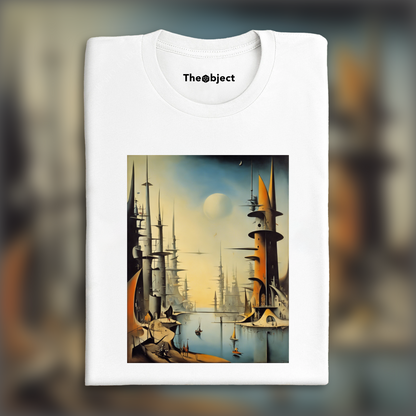 T-Shirt - Surréalisme énigmatique, Cité futuriste - 3860830110