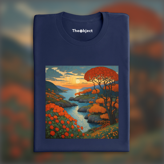 T-Shirt - Mystical symbolism with organic shapes, Flowers of venis - 594340720