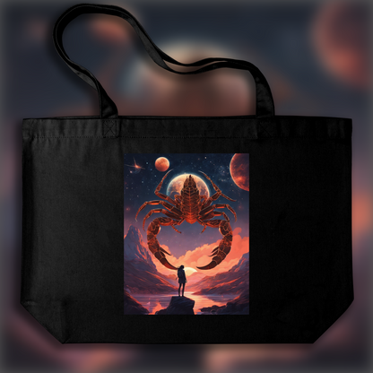 Tote bag - Lo-fi, Astrology, scorpio sign - 2021413812