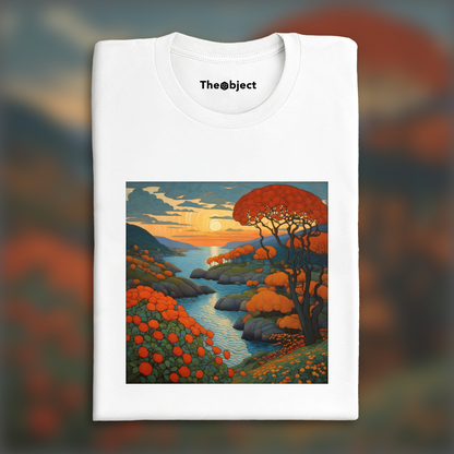 T-Shirt - Mystical symbolism with organic shapes, Flowers of venis - 594340720