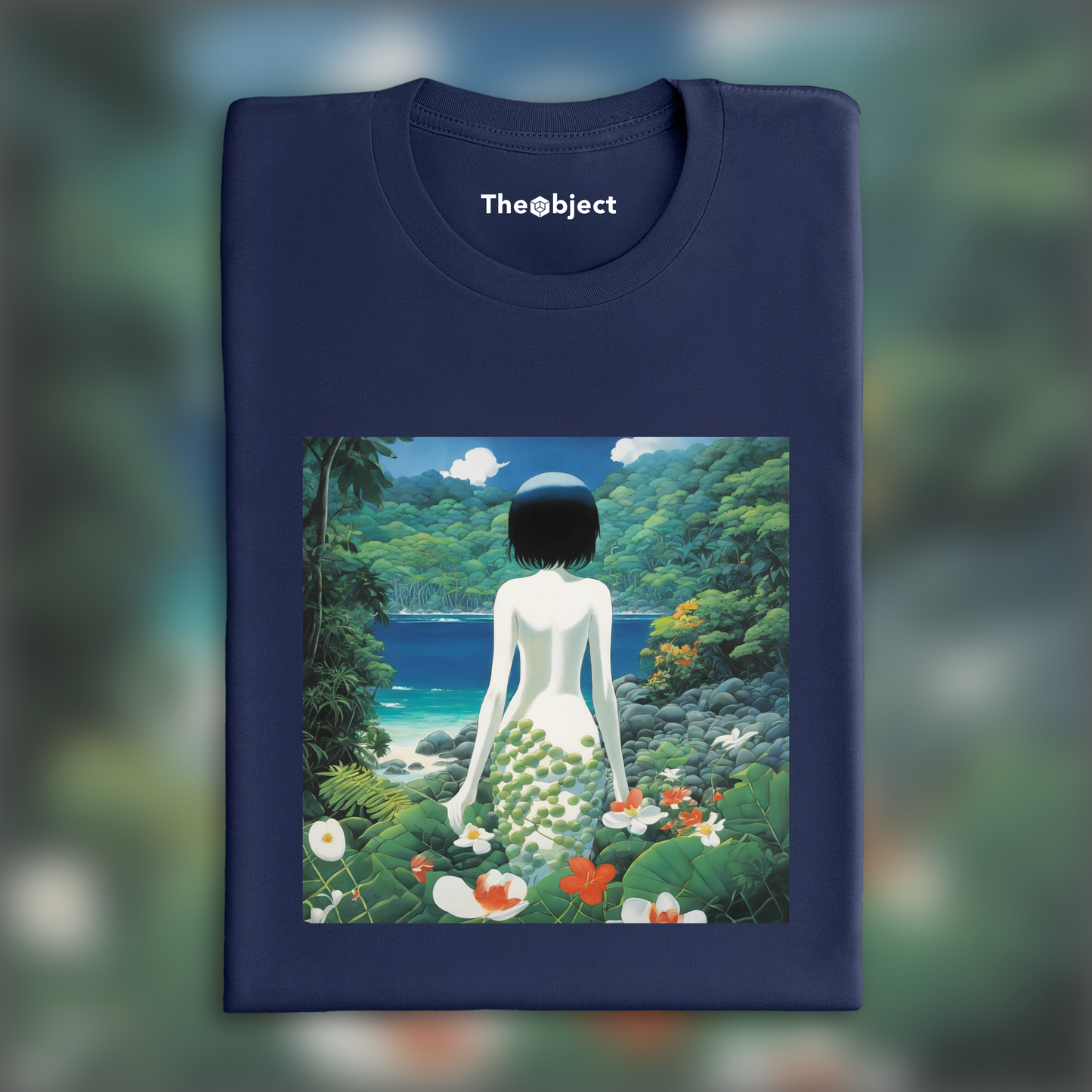 T-Shirt - Superflat japonais, Ghost in the shell in the Seychelles - 2727722316