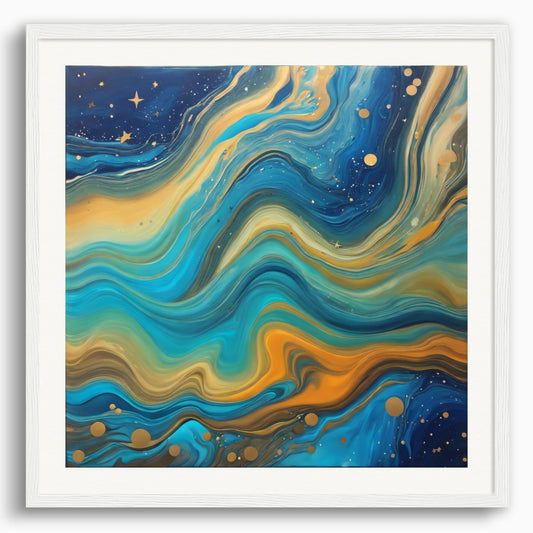 Poster: Fluid Art, Stars