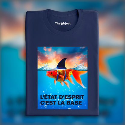 T-Shirt - L'état d'esprit, c'est la base - 2720291640