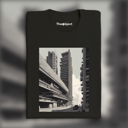 T-Shirt - Lo-fi, Brutalist architecture, city - 2699448569