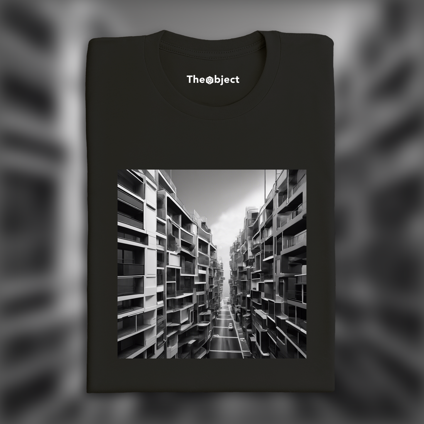 T-Shirt - Urban abstract explorations, black and white, Street - 1174818028