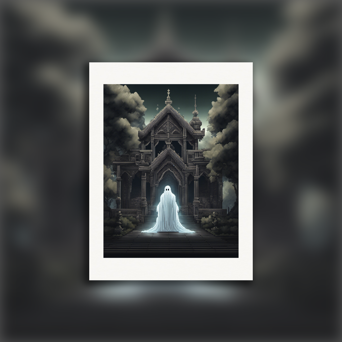 Poster - Pixel art, Ghost - 2889822469