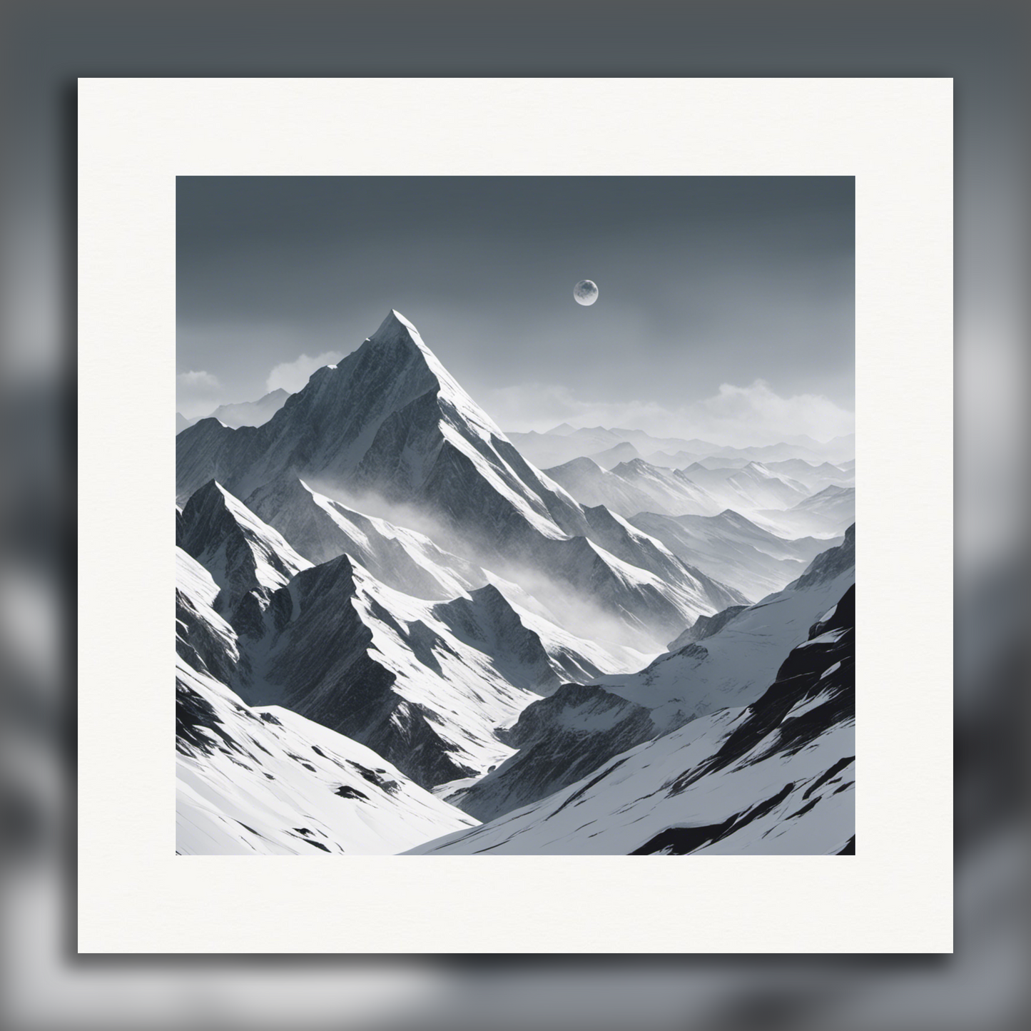 Poster - Neo-minimalism, Mountains - 3831632856