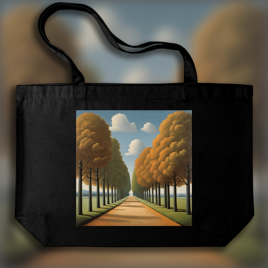 Tote bag - Belgian surrealism, Road - 3955380855