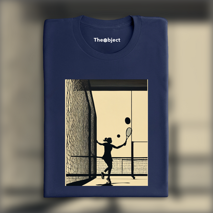 T-Shirt - Clean American, modern and nervous illustration, tennis - 692940092