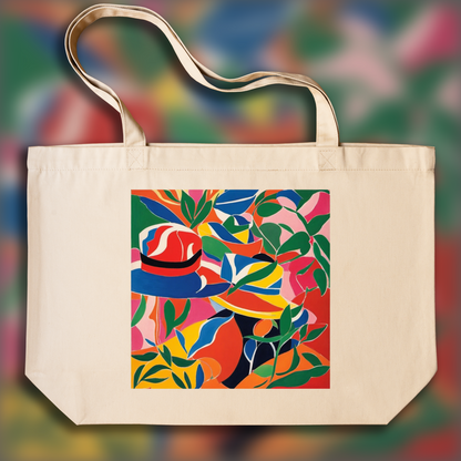 Tote bag - Expressive and abstract shapes, decorative sensitivity, Hat - 3475954186