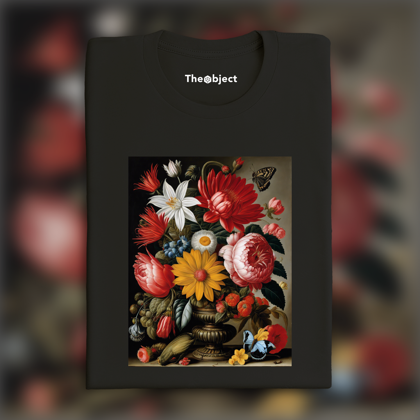 T-Shirt - Nature morte florale détaillée, beauté botanique, Fleur - 1756223726