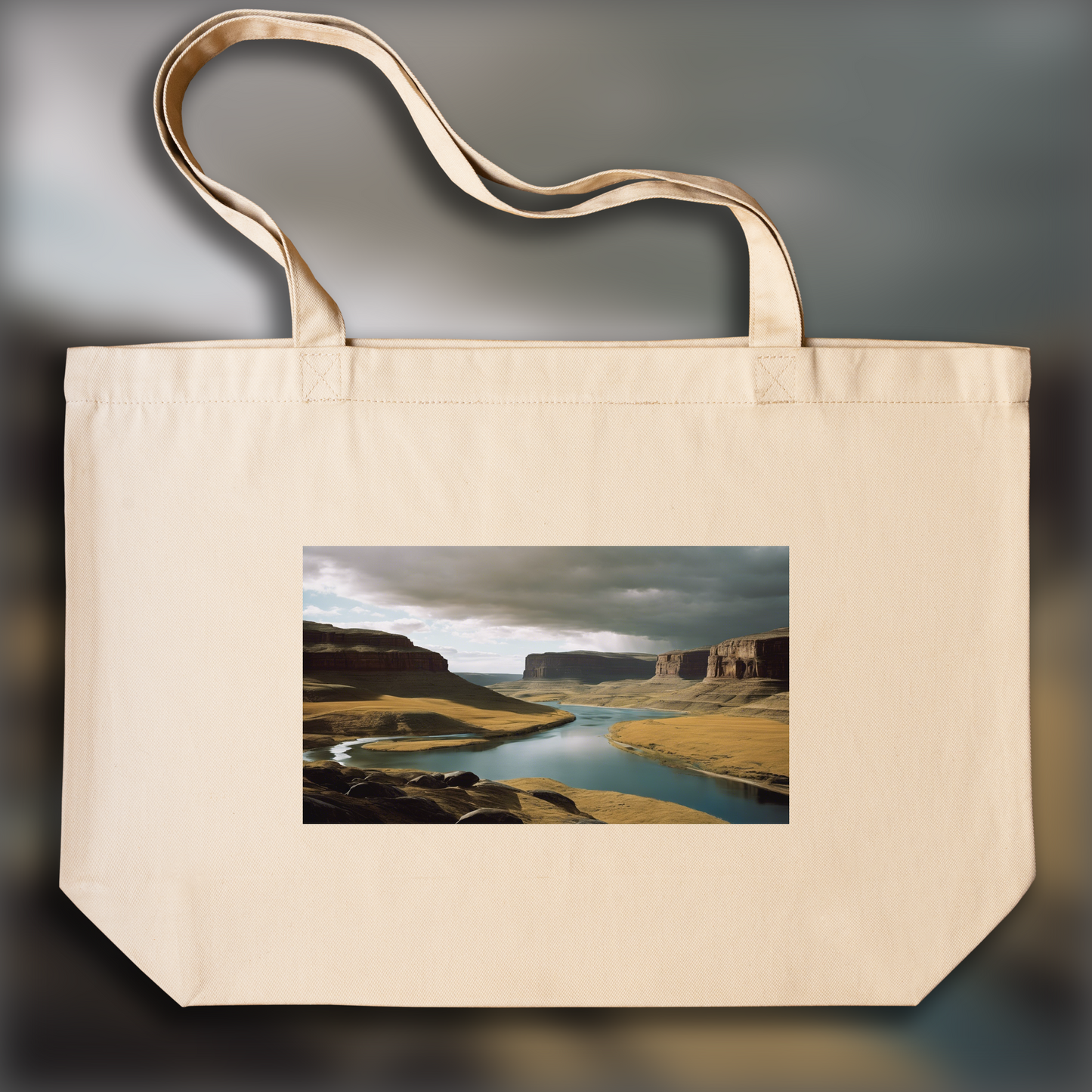 Tote bag - Landscape cinematography, River - 2391250453