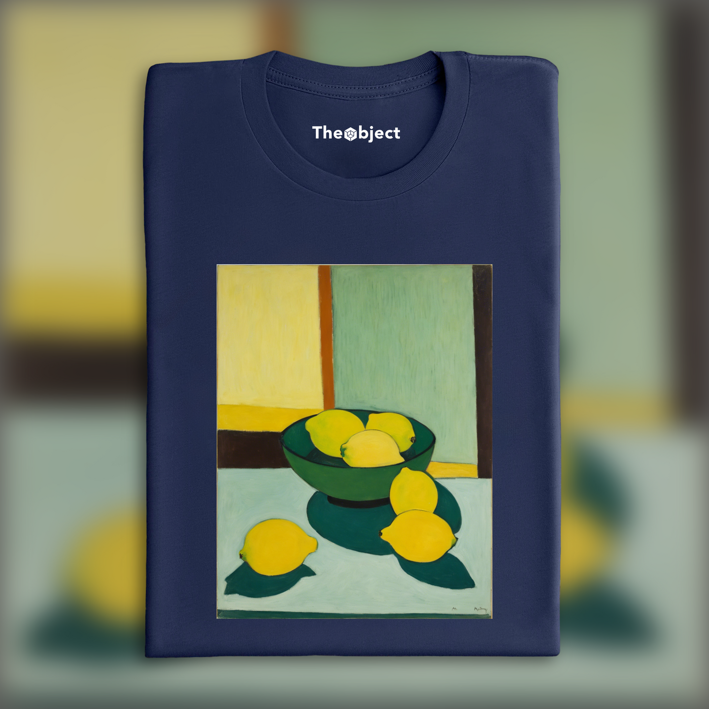 T-Shirt - Intimate American figurative, abstract trend, lemons - 2874008996