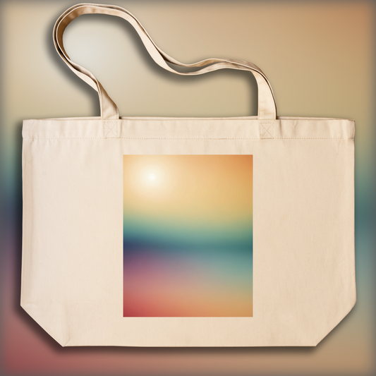 Tote bag - Dégradés abstraits apaisants, Soleil - 4011723975