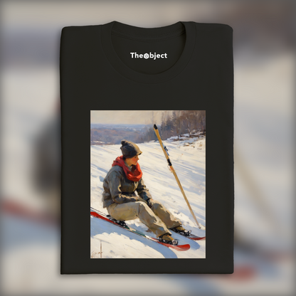 T-Shirt - Early American Impressionism, ski - 3707242050