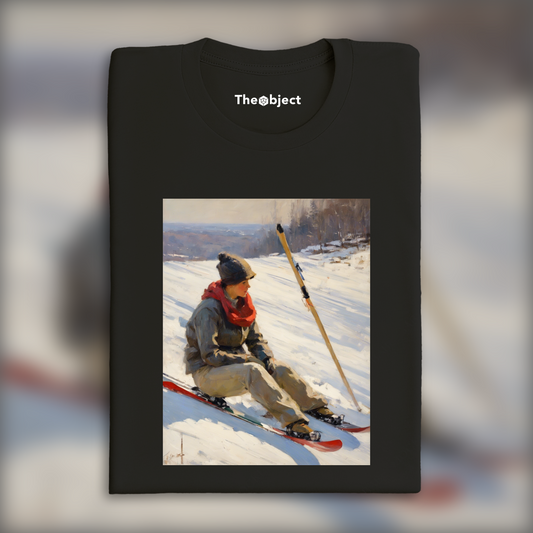 T-Shirt - Theodore Robinson, ski - 3707242050