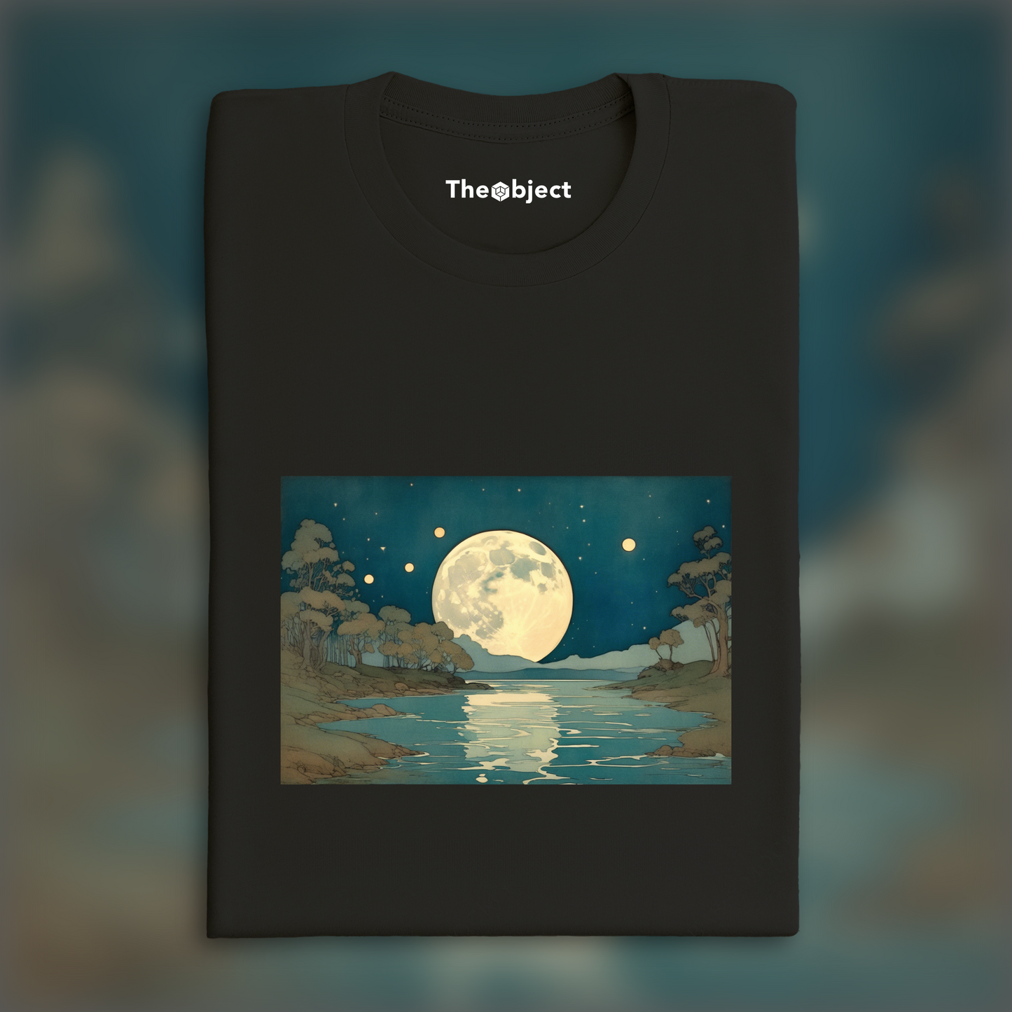 T-Shirt - Enchanting illustration with fantastic details, Moon - 2982033161