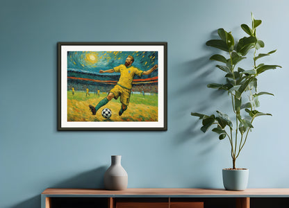 Poster with metal frame: Vincent Van Gogh, 