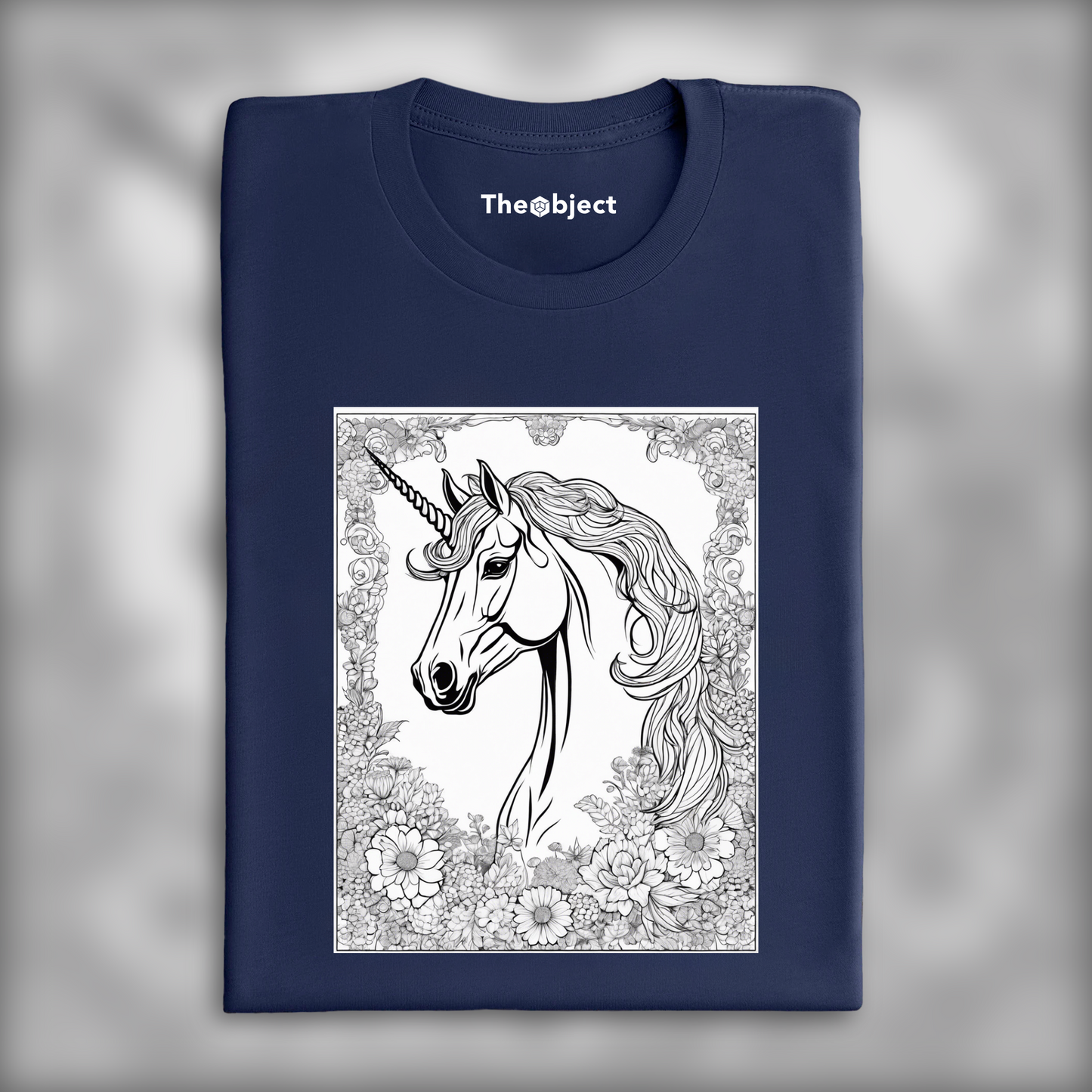 T-Shirt - Drawing for coloring, Unicorn - 3499247912