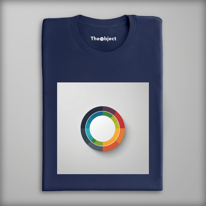 T-Shirt - L'art du minimalisme, cercles - 2498376593