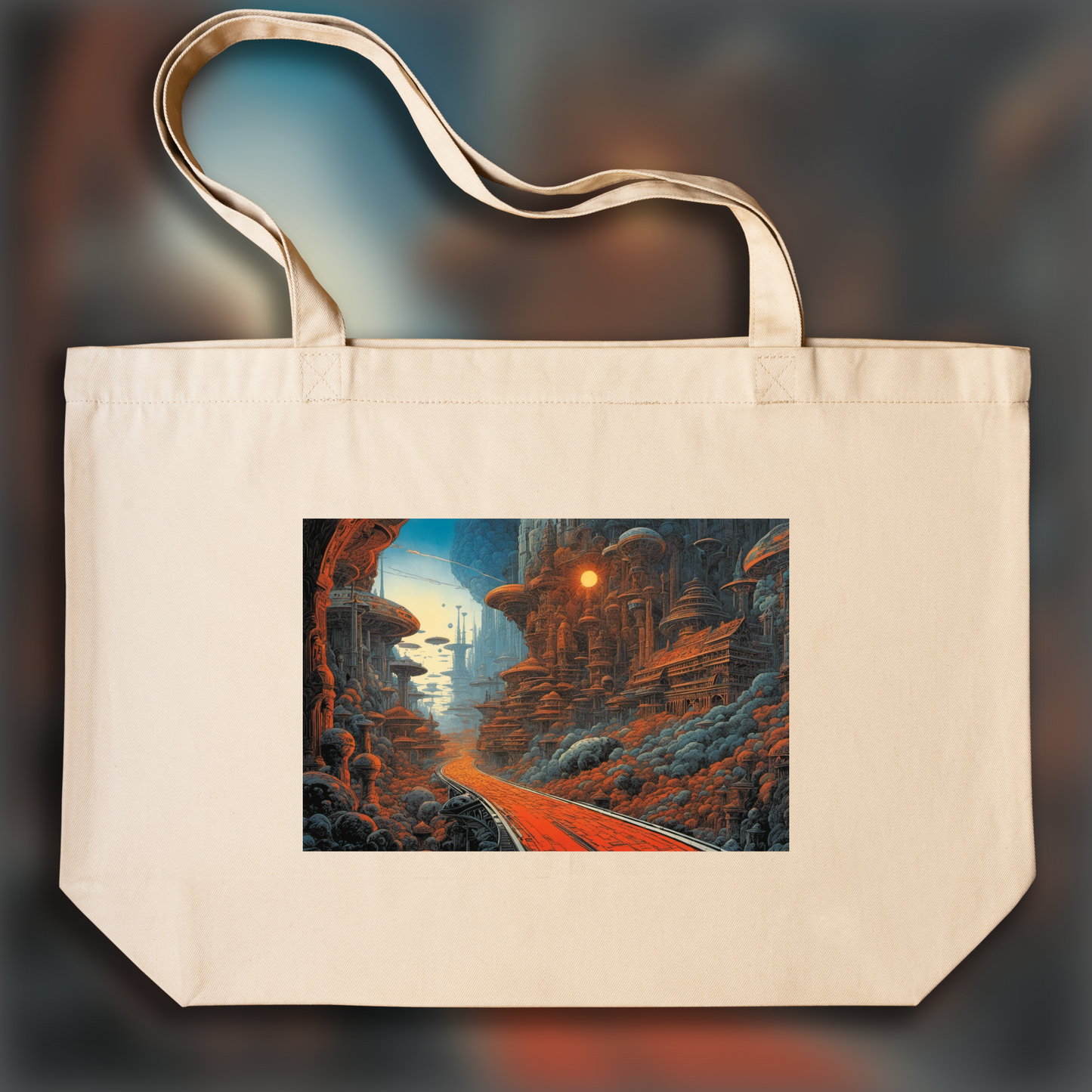 Tote bag - Métal hurlant (bande déssinée), Route - 2890724783