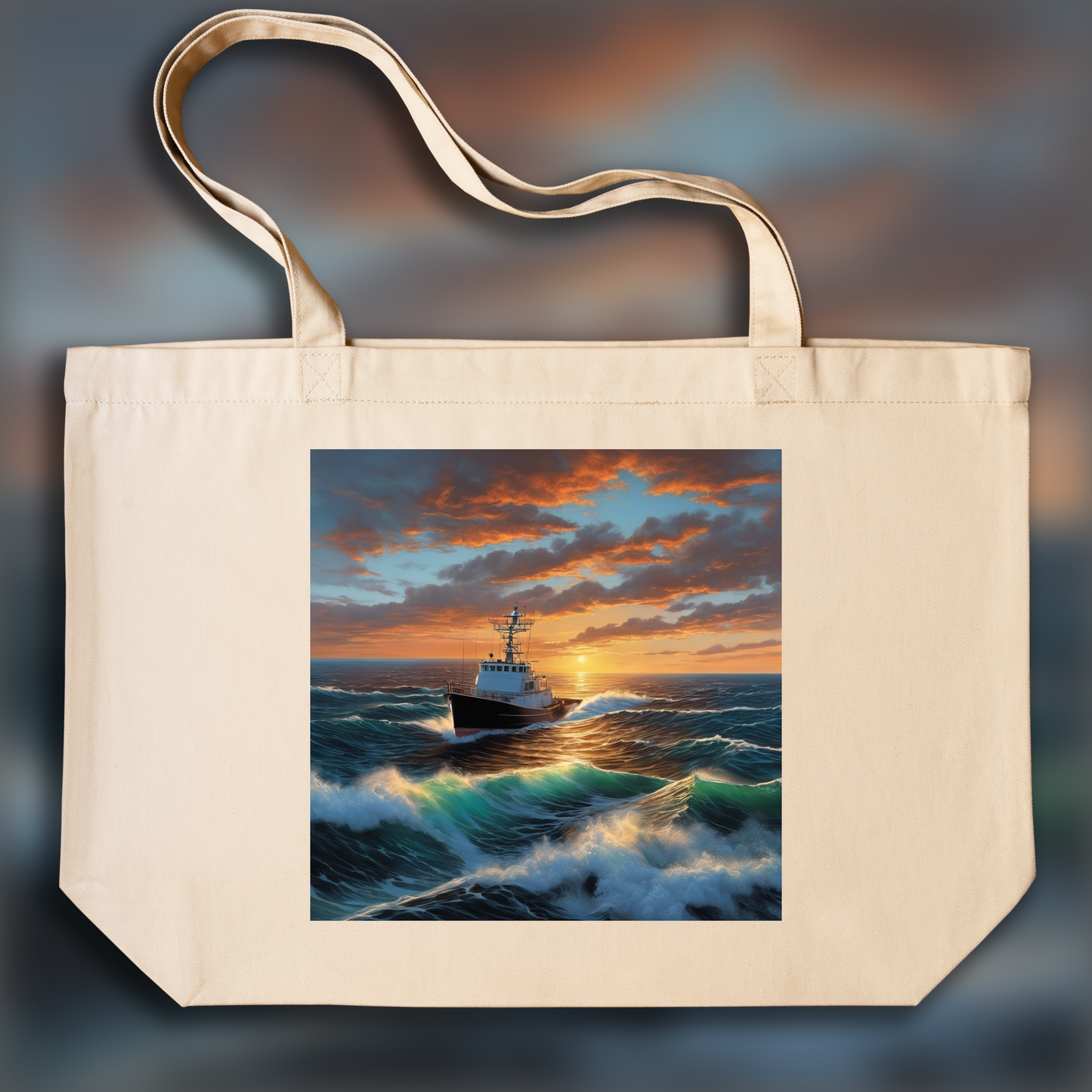 Tote bag - marine, Ocean - 1308620600