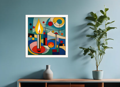 Poster: Wassily Kandinsky, Candle