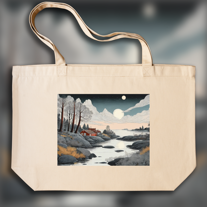 Tote bag - Moomins atmosphere, nature - 2291005807