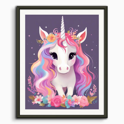 Poster: , A baby cute unicorn