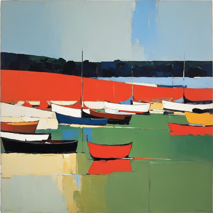 Affiche - Nicolas de Staël, Lac - 3778662716