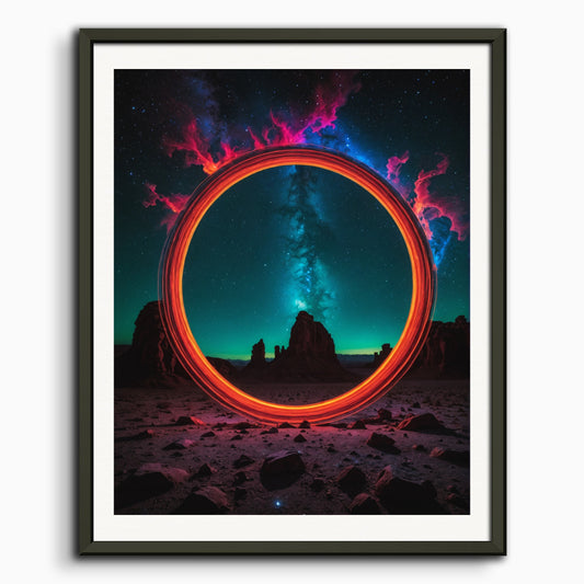 Poster: Photolab luminescent neon, Astronomy