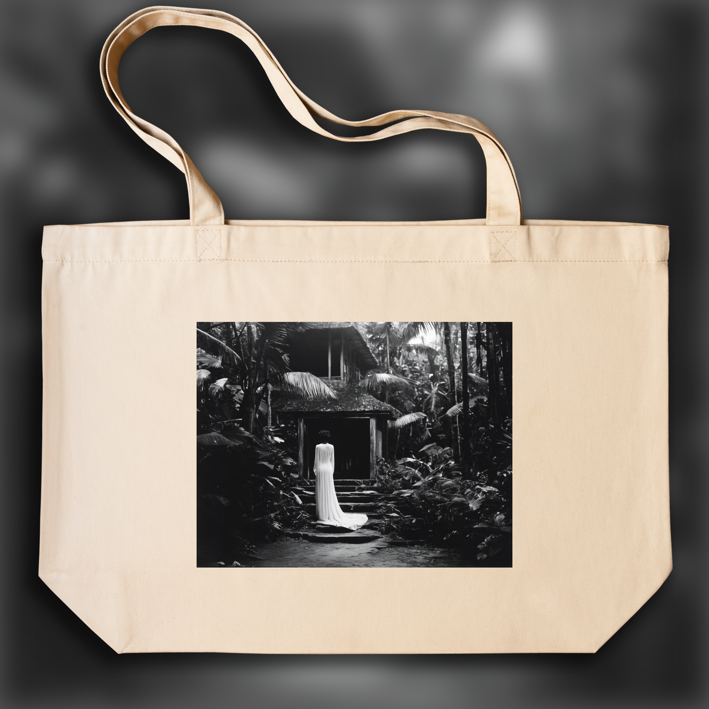 Tote bag - Photographie pictorialiste et romantique américaine du XXème siècle, Ghost in the shell in the Seychelles - 1372382987