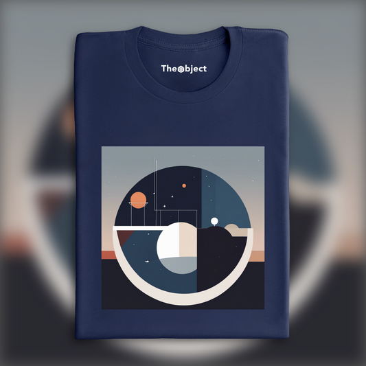 T-Shirt - Minimalist abstract art, Astronomy - 4072758124