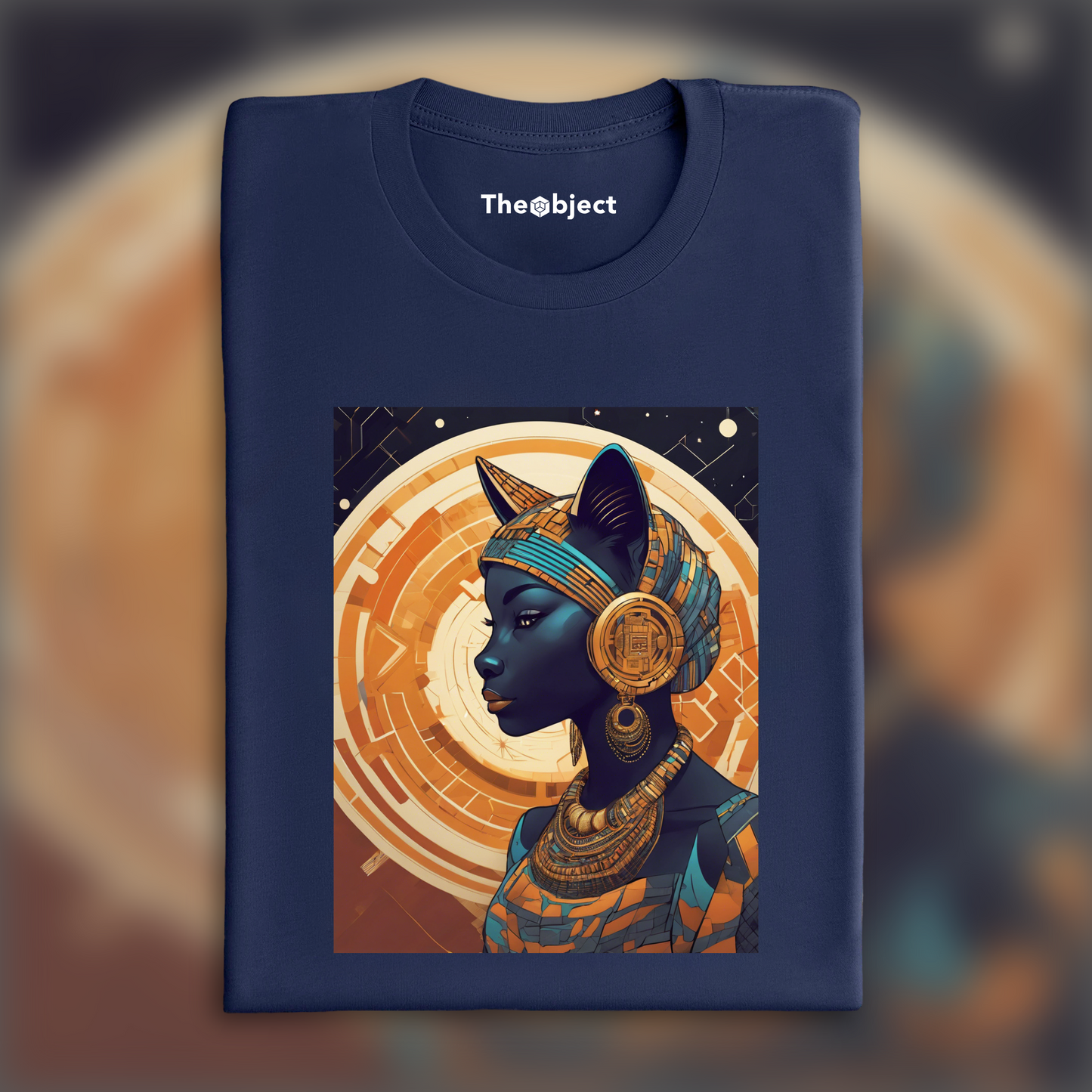 T-Shirt - Afrofuturism, Cat - 1139661264